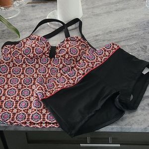NWT tankini short set